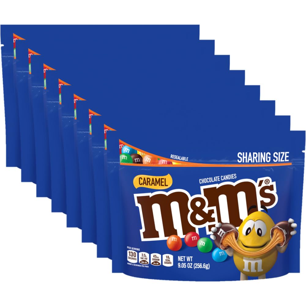 Amazon.com : M&M'S Caramel Milk Chocolate Candy, Sharing Size